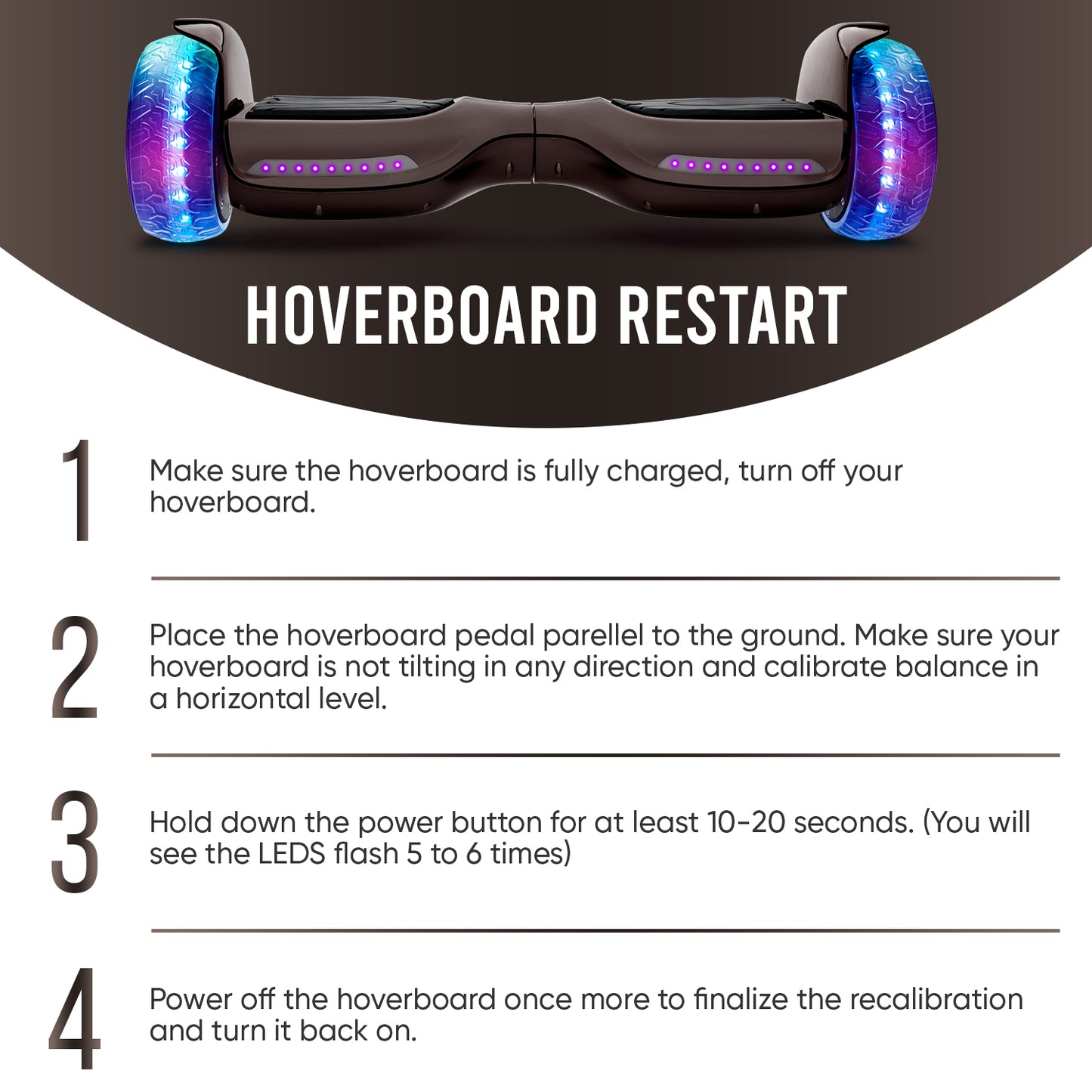 Hoverboard for Kids - 6.5'' Wheels Electric Self Balancing Scooter with Bluetooth Speaker and LED Lights - UL Safety Certified