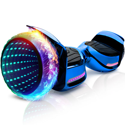 Hoverboard for Kids - 6.5'' Wheels Electric Self Balancing Scooter with Bluetooth Speaker and LED Lights - UL Safety Certified