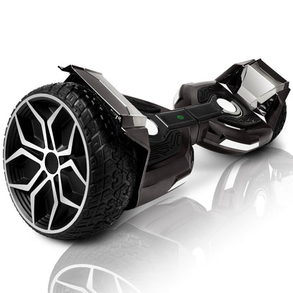 8.5" All Terrain Hoverboard with Bluetooth Speakers and LED Lights Self Balancing Scooter for Kids Adults, UL Safety Certified