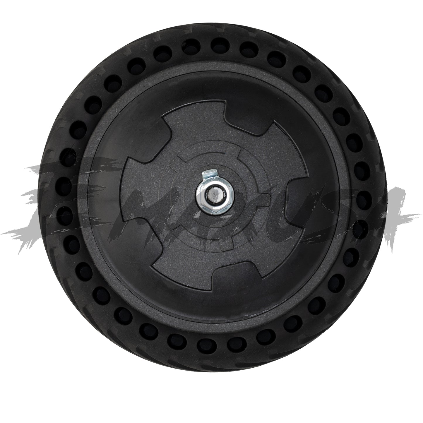 ES035-Solid Tire Front Wheel