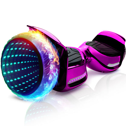 Hoverboard for Kids - 6.5'' Wheels Electric Self Balancing Scooter with Bluetooth Speaker and LED Lights - UL Safety Certified